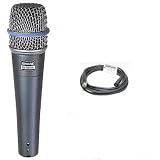 Shure Beta 57a Microphone + Whirlwind 20' XLR Cable