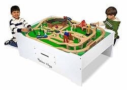 Melissa & Doug Deluxe Wooden Multi-Activity Table