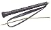 Reitgerte FLECK PVC-Griff 90cm beige