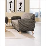 Stationery&Grocery Online Shop Ranking 83181. Lauren Love Seat Finish: Windsor Cherry, Fabric: Prism - Brick