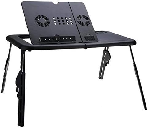 Hotouch Adjustable Portable Laptop Table USB Folding Cooling Fan Mouse Pad