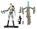 GI Joe Movie Series "The Rise of Cobra" 4 Inch Tall Action Figure - Covert Operations Shana "Scarlett" O'Hara with Compound Crossbow with Scope, Assault Rifle, Pistol, Combat Blade, Compound Bow Shaped Projectile Launcher with 1 Projectile and Display Stand_s-1