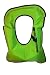 Lime Green Adult Snorkel Vest - Crafted in the USA