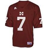 Russell Mississippi State Bulldogs #7 Maroon Youth Replica Football Jersey