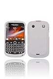 BlackBerry Bold 9900 Rubberized Shield Hard Case - White (Free HandHelditem ....