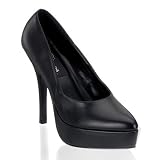 Produkt-Bild: INDULGE-520, Plateau Pumps schwarz Lack