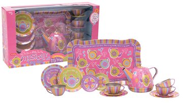 Schylling Toys Musical Tin Tea Set