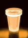 Kitchen & Housewares : Glow in the Dark Cup - Orange