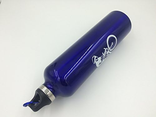 iLifer Insulated Double Wall Stainless Steel Narrow Mouth 750ml Bike Water Bottle Blue