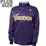 Minnesota Vikings Women's Plus Size Full-Zip Track Jacket
