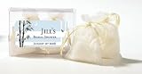 Baby Keepsake: Blue Bamboo Design Asian Theme Personalized Fresh Linen Scented Bath S (Set of 20)