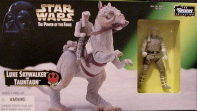 Star Wars Power of the Force Beast Pack Luke Skywalker and Taun Taun Action Figures By Kenner Star Wars Power of the Force Beast Pack Luke Skywalker and Taun Taun Action Figures By Kenner