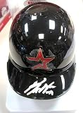 Brett Wallace Houston Astros Autographed Signed Mini Helmet W/coa - Autographed MLB Mini Helmets