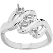 14K White Gold Mother's Ring - 4 Gemstone -- YOU CHOOSE THE COLORS!