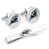 Carolina Panthers Cufflinks And Tie Bar Gift Set-CLI-PD-CAR-CT