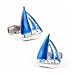 Sterling Sailboat Cufflinks