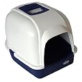 Large Hooded Cat Litter Tray Solid