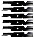 USA Mower Blades U11185BP (6) Extra High-Lift for Simplicity 5021227ASM Scag 482878 A48108 Length 18 in. Width 3 in. Thickness .200 in. Center Hole 5/8 in. 36in. 52 in. Deck