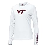 Nike - Nike Virginia Tech Hokies White Ladies Classic Logo Long Sleeve T-shirt