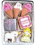 Gourmet Food : Beautiful Cookies Organic Girl Birthday Organic Cookies Cookies, 28 Cookies