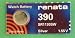 Renata Silver Oxide Watch Battery For 390 Button Cell