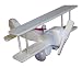 Toys : Wooden Red Baron Bi-Plane