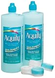 Aquify Multi-Purpose Contact Lens Solution, 12-Ounce Bottles 2-Count Pack by Aquify