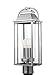 Feiss OL13207PBS Wellsworth Outdoor Post Lighting, Satin Nickel, 3-Light (9"W x 21"H) 180watts