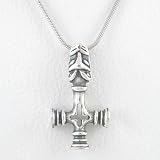 Sterling Silver Thor's Hammer Pendant on on 18 Sterling Silver and Rhodium Snake Chain, #8710