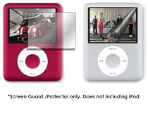 Apple Ipod Nano 3rd Generation 4gb 8gb 16gb Premium Reusable Full Body Protector (Lcd Screen, Click Wheel, and Back) with Lint Cleaning Cloth By Ikross