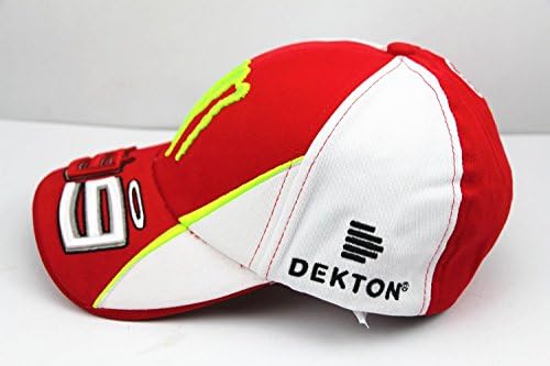 Adjustable Hat Red White Cap Motorcycle Racing Vr46 Sport Cap for Moto Gp Yamaha Kawasaki 46 93 99