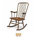 JENNY LIND STYLE ADULT ROCKER - OAK