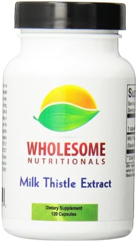 Wholesome Nutritionals Milk Thistle Extract, 200 mg, 120 Count