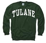 Tulane Green Wave Green Arch Crewneck Sweatshirt