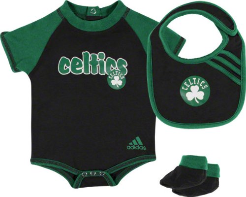 Boston Celtics Newborn Bib and Bootie Set