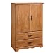 South Shore Furniture, Prairie Collection, Armoire, Country Pine