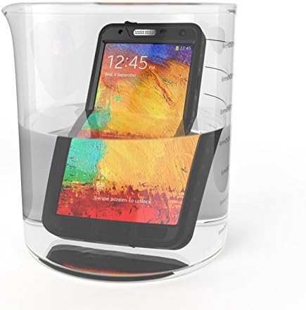 Waterproof case cover Samsung Galaxy Note III N9000 Case Cover Waterproof Dirtproof Snowproof Shockproof Skin Hard Phone Shell for Samsung Galaxy Note 3 (black)