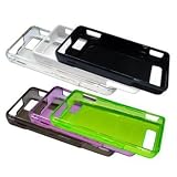 Six Crystal Hard Cases / Covers / Shells for Motorola Droid X / MB810 / Droid X2 / MB870 - Clear, White, Black, Smoke, Purple, Green