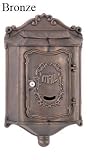 Amco Colonial Wall Mount Locking Mailbox - Bronze