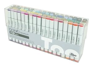 Copic Markers 72-Piece Sketch Set A