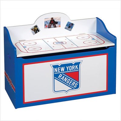 Guidecraft NHL Rangers Toy Box
