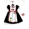 Girls NURSE Costume Age 3-4 Years Kids Fancy Dress Up Set Complete Outfit