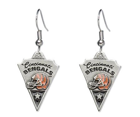 Cincinnati Bengals Dangle Earrings - NFL Football Fan Shop Sports Team Merchandise