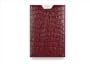 OCTOVO Genuine Leather Seamless Sleeve Case for Kindle (Fits 6" Display, 2nd Generation Kindle) - Wine Embossed