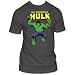 Search : Marvel Comics The Incredible Hulk Charcoal T-shirt