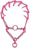 Platinum Pets Large Pinch Dog Collar Heavy, 22-Inch, Bubblegum Pink