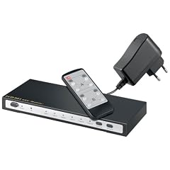 WEC HDMI Umschaltbox AVS 34 mit Fernbedienung (4x In - 2x Out, matrix)