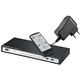 WEC HDMI Umschaltbox AVS 34 mit Fernbedienung (4x In - 2x Out, matrix)von "WEC"