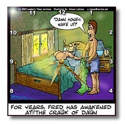 Crack Of Dawn - 10x10 Wall Clock