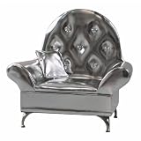 Produkt-Bild: Schmuckschatulle SESSEL silber - mit Spiegel